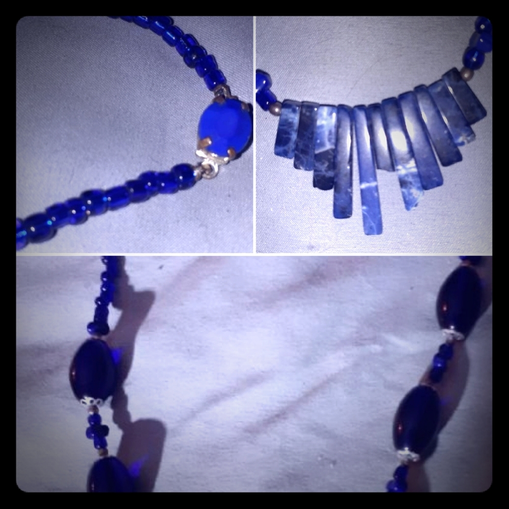 Genuine Lapis Lazuli and Sodalite necklace